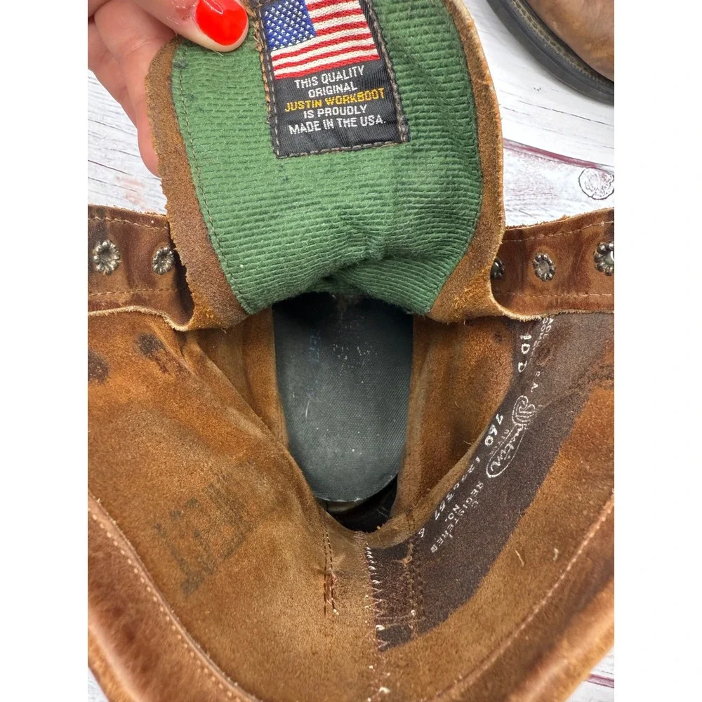 Justin Boots light scuffs